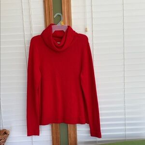 ✅Firm Reduced Price✅J Crew Red Cowl Neck Sweater for Women